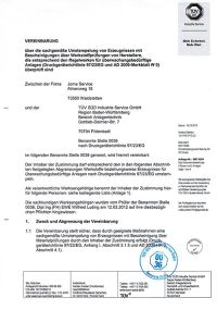 Zulassung zur Umstempelung von Werkstoffen